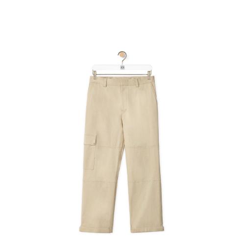  LOEWE罗意威 22年秋冬 男士 休闲裤 Cargo trousers in cotton H526Y04WB5-1250