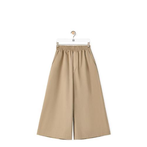  LOEWE罗意威 22年秋冬 女士 休闲裤 Cropped trousers in cotton S359Y04X85-3630