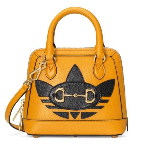 GUCCI古驰 22年秋冬 女士 adidas x Gucci Horsebit 1955系列迷你手袋 677212 U3ZDG 7775
