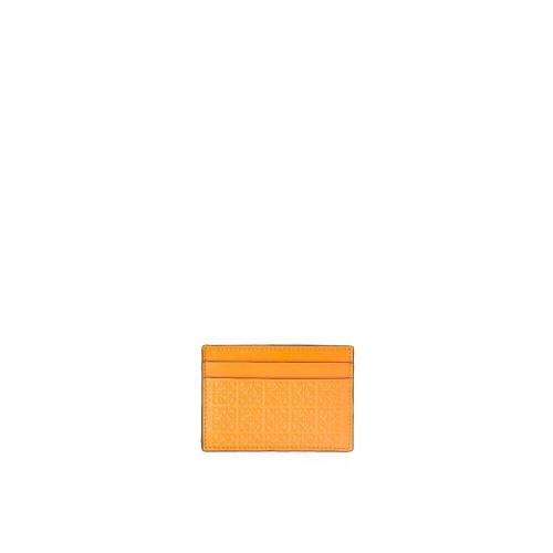  LOEWE罗意威 22年秋冬 女士 卡包 Repeat plain cardholder in embossed silk calfskin C49932