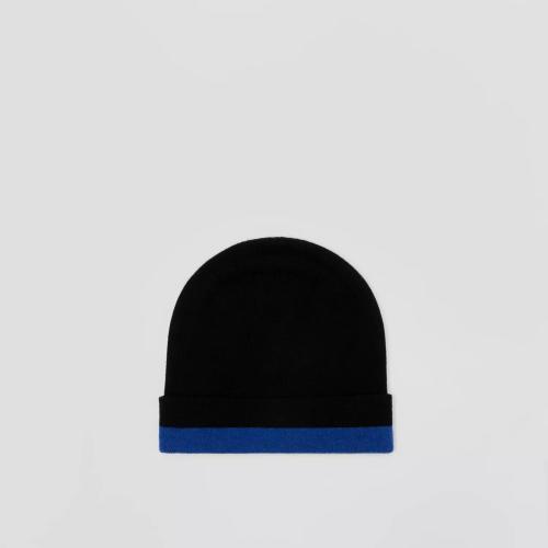  BURBERRY 22年秋冬 男士 徽标嵌花羊绒毛线帽 80610361