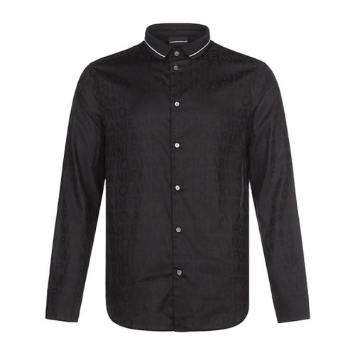  Emporio Armani/安普里奥阿玛尼 男士印花棉质长袖衬衫 6K1CD2 1NI5Z F048 PLFSX