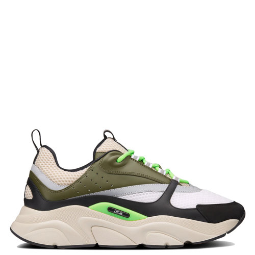 DIOR/迪奥 22年早春新款 B22系列 男士拼色科技针织和光滑小牛皮运动鞋3SN231YKB_H661