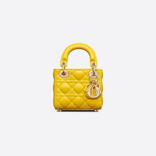  DIOR迪奥 22年秋冬 女士 单肩包 Micro sac Lady Dior S0856ONGE_M32Y