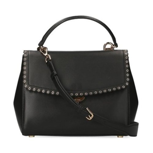 Michael Kors/迈克·科尔斯 女包女士黑色皮革时尚百搭 斜挎包单肩包 $30T8GAVS2I001