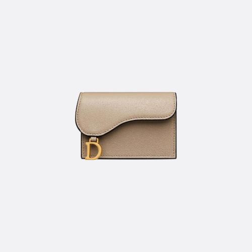  DIOR迪奥 22年秋冬 女士 卡包 Porte-cartes a rabat Saddle S5611CCEH_M116