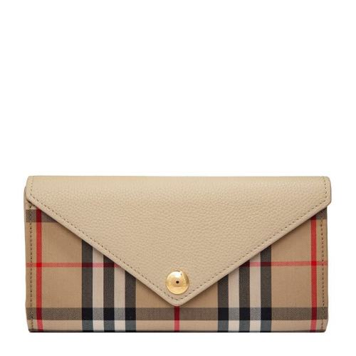  BURBERRY/博柏利 卡其条纹女士钱包 8026111 PLSX
