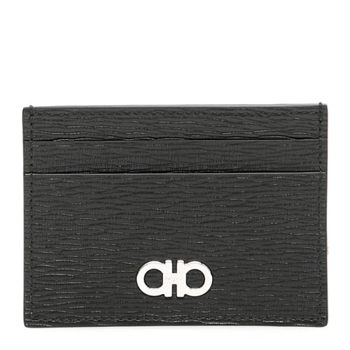 Salvatore Ferragamo/菲拉格慕 男士黑色卡包 66-A387-704956(99新未使用)