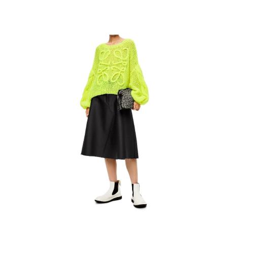  LOEWE罗意威 22年秋冬 女士 针织衫 Anagram sweater in mohair S359Y14K67-7586