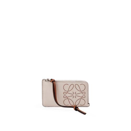  LOEWE罗意威 22年秋冬 女士 卡包 Brand coin cardholder in classic calfskin C500R50X01-245