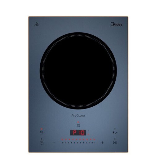 Midea/美的电磁炉双环混合动力A级微晶面板十档滑控调节智能定时双风机散热高端电磁炉C22-DH2210
