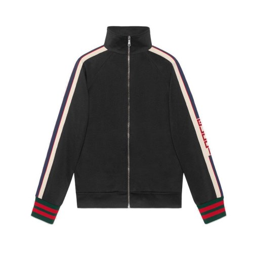 GUCCI/古驰 男士黑色高科技针织面料夹克?474634X5T391008