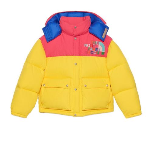  GUCCI古驰 22年秋冬 女士 The North Face x Gucci联名系列羽绒夹克 672457 XAAER 7295