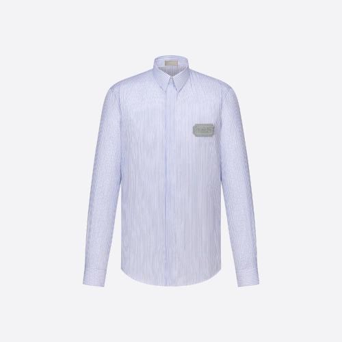  DIOR迪奥 22年秋冬 男士 长袖衬衫 Chemise Christian Dior Couture 313C52_5012_C078