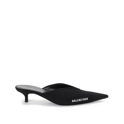 Balenciaga/巴黎世家 2021款 女士织物尖头穆勒鞋拖鞋 628605 W1802