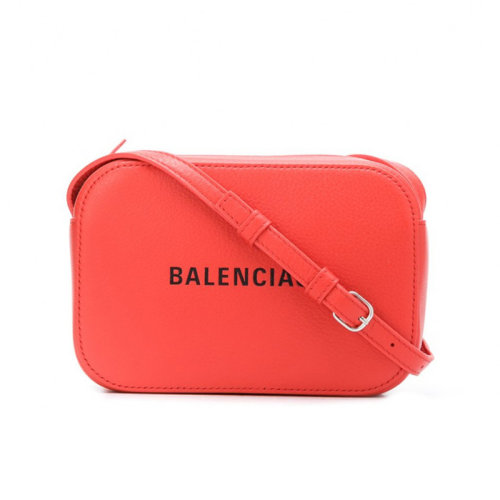 Balenciaga/巴黎世家  时尚红色 皮质 女士斜挎包 552372DLQ4N6561 HQY012467