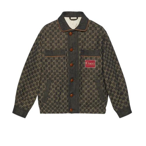  GUCCI古驰 22年秋冬 男士 GG Denim系列夹克 669599 XDBR2 1080