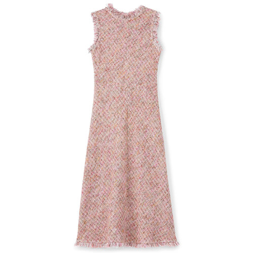 【21春夏新款】St. John/盛蔷 针织修身无袖女士连衣裙K1130N2