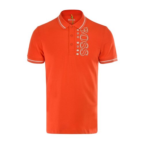 Hugo Boss 雨果博斯 男装 服饰 棉质字母logo印花半袖 男士短PoloT恤