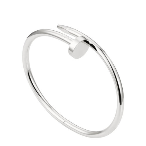 CARTIER/卡地亚 JUSTE UN CLOU 18K金白金手镯 B6048315