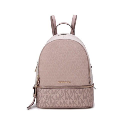 Michael Kors/迈克·科尔斯 【22春夏新款】 女士RHEA ZIP系列人造革手提双肩包背包中号 30H1GEZB2V