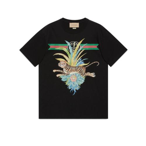  GUCCI古驰 22年秋冬 男士 2022中国新年系列棉质T恤 548334 XJD3W 1152