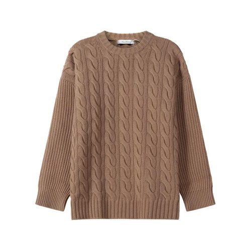  MaxMara/麦丝玛拉 女士驼色时尚针织衫/毛衣 CANNES-002 PLFSX