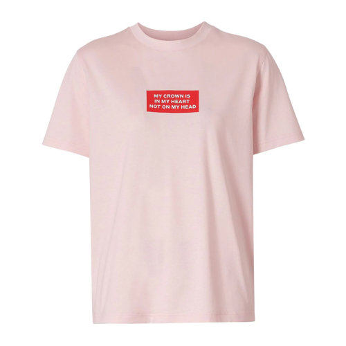 BURBERRY/博柏利 女装 服装 黑色字母印花棉质圆领套头 女卫衣 8017155