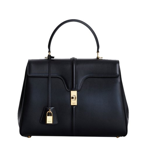 CELINE/赛琳 经典款 女士中号黑色牛皮单肩手提包（多色可选）