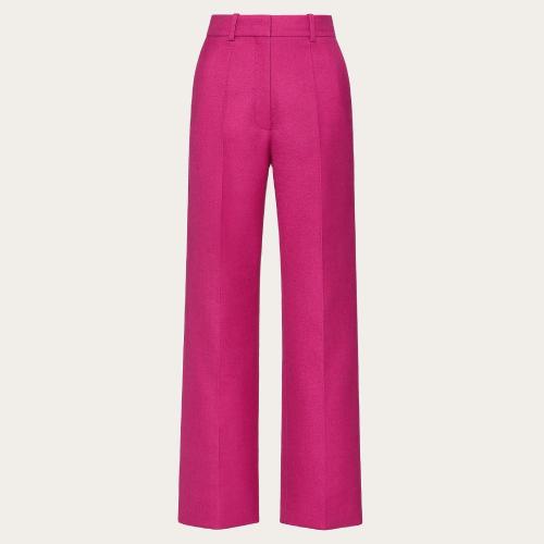  VALENTINO华伦天奴 22年秋冬 女士 休闲裤 PANTALON EN DOUBLE COMPACT DRILL XB3RB4M66LRFP1
