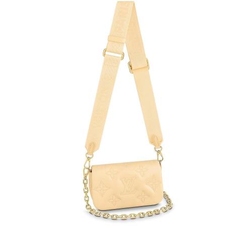  LV路易威登 22年秋冬 女士 单肩包 WALLET ON STRAP 手袋 M81400