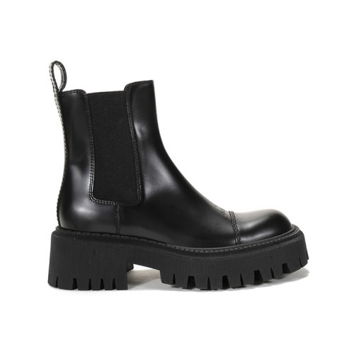 Balenciaga/巴黎世家 2021款 女士牛皮革Tractor短靴切尔西靴 641399 WA8E9