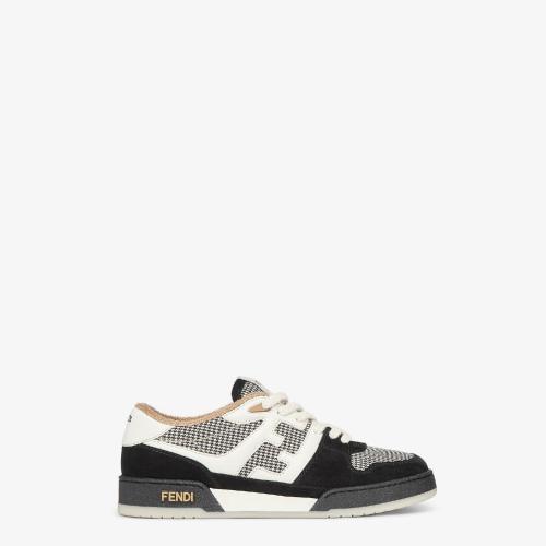  FENDI芬迪 22年秋冬 男士 休闲运动鞋 男士黑色麂皮低帮鞋 7E149_KXHF1IDA