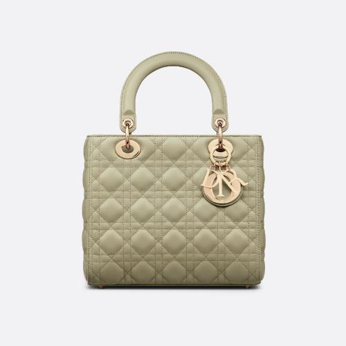  DIOR迪奥 22年秋冬 女士 单肩包 中号 Lady Dior 手袋 M0565ONGE_M70H