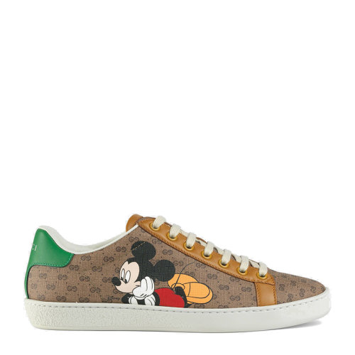 GUCCI/古驰 DisneyxGucciAce系列GG女士休闲运动鞋604049HZE10