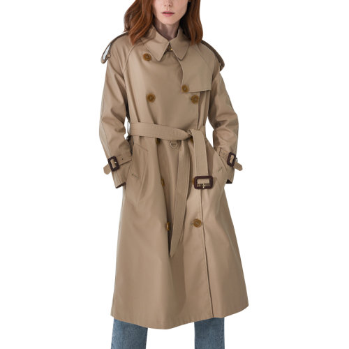 GeleiStory/GeleiStory 秋季新款休闲英伦风气质工装风衣女中长款外套  女士风衣