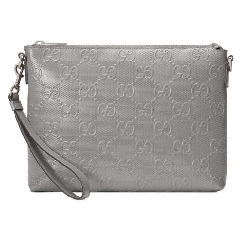  GUCCI古驰 22年秋冬 男士 GG印花压纹中号邮差包 696009 1W3CN 1275