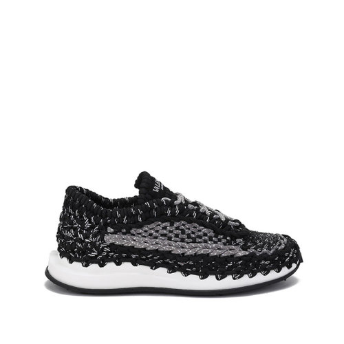 Valentino/华伦天奴 男士织物CROCHET钩织系带休闲运动鞋 WY2S0E41 ZXB