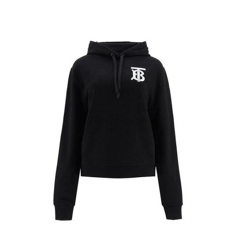  BURBERRY/博柏利 黑色徽标女士连帽卫衣 80243521