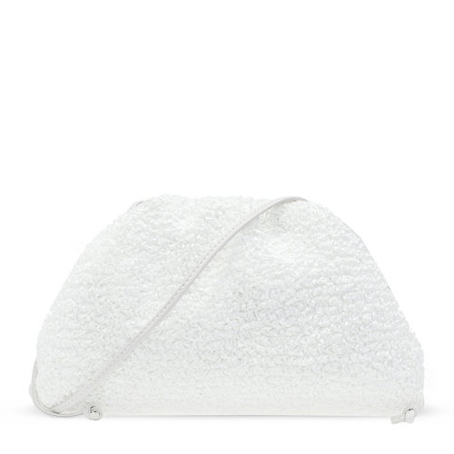 Bottega Veneta/葆蝶家 BV 女士混合材质迷你POUCH手拿包单肩包女包多色可选 585852-V0SR1