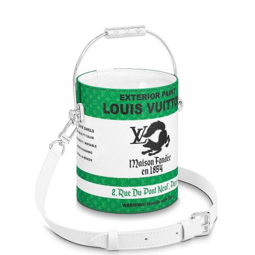  LV路易威登 22年秋冬 男士 单肩包 LV PAINT CAN 手袋 M81592