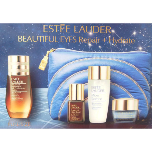Estee Lauder/雅诗兰黛 小棕瓶眼部精华日夜修护套装(眼精华15ml+小棕瓶7ml+原生液30ml+晚霜7ml)