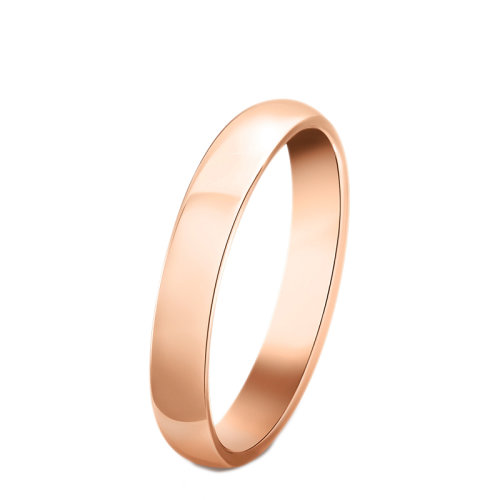 Van Cleef & Arpels/梵克雅宝 经典Alliance Tendrement系列 18K金玫瑰金3毫米素环戒指婚戒指环VCARO9Y300