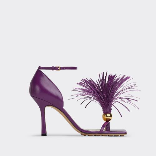  BV葆蝶家 22年秋冬 女士 高跟凉鞋 sandales a brides stretch 716241VBSF05017