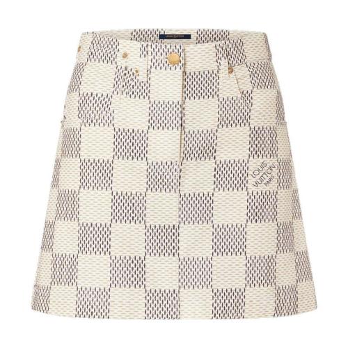  LV路易威登 22年秋冬 女士 半身裙 A 字迷你裙 1A9LD7 1A9LD8 1A9LD9 1A9LDA 1A9LDB 1A9LDC