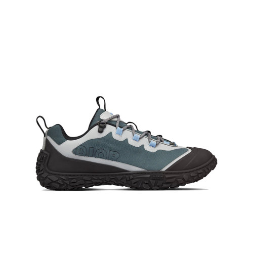 DIOR/迪奥 22年秋冬新款 DIORIZON系列 男士绿灰色网面拼黑色橡胶徒步鞋运动鞋3DE349ZRT_H868