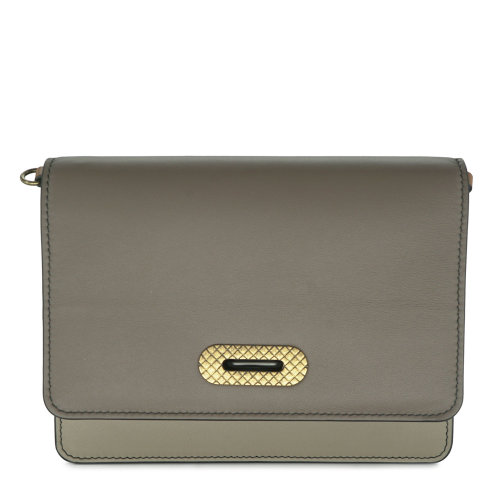 BottegaVeneta/葆蝶家 女士牛皮革翻盖单肩包521308VCGP2女包