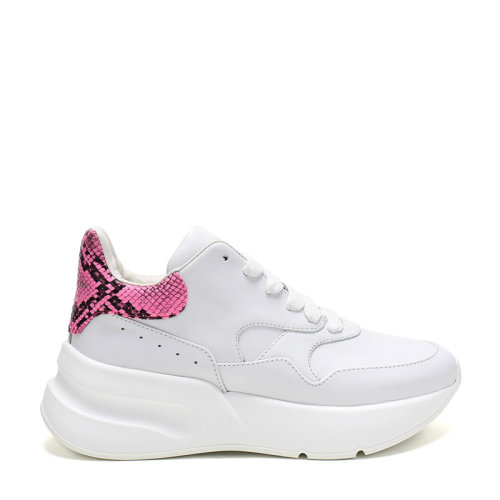 AlexanderMcQueen/亚历山大麦昆 女士皮革系带休闲鞋运动鞋 586410 WHXI3