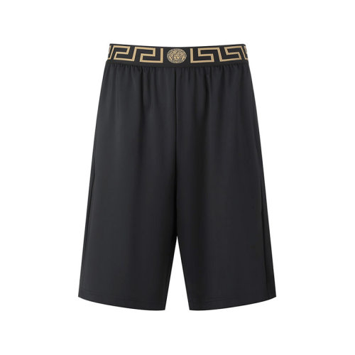 VERSACE/范思哲男士GRECA镶边运动休闲短裤沙滩裤五分裤 1003754 1A02555