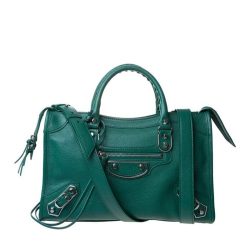 Balenciaga/巴黎世家 女士 铆钉拉链双手柄横款流苏挂饰手提包单肩包斜挎包 432831AQ41N1360 HJH0015X女包